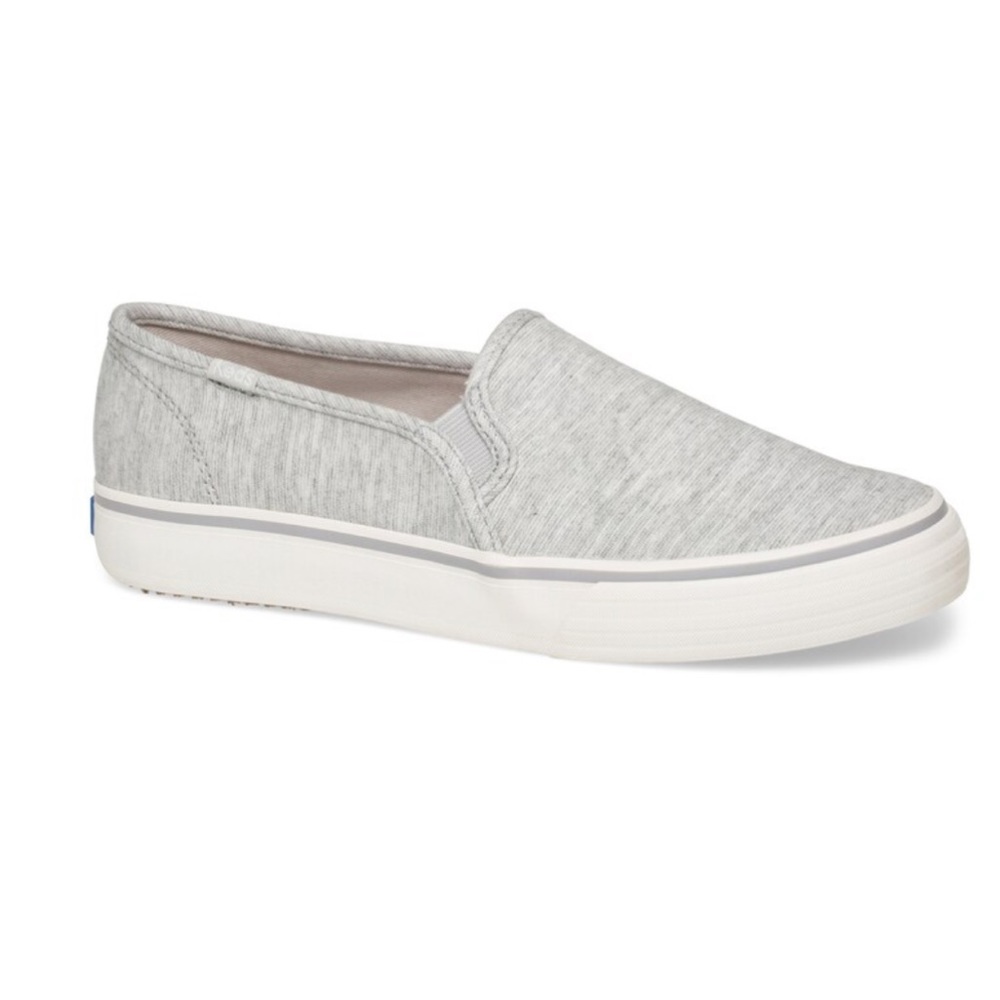 Keds Double Decker Stripy Jersey Slip-On Sneakers Size 9.5